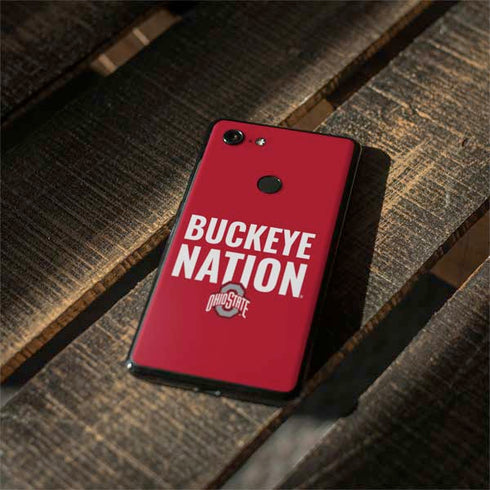 Ohio State University The Ohio State Buckeyes Google Pixel 3 Skin